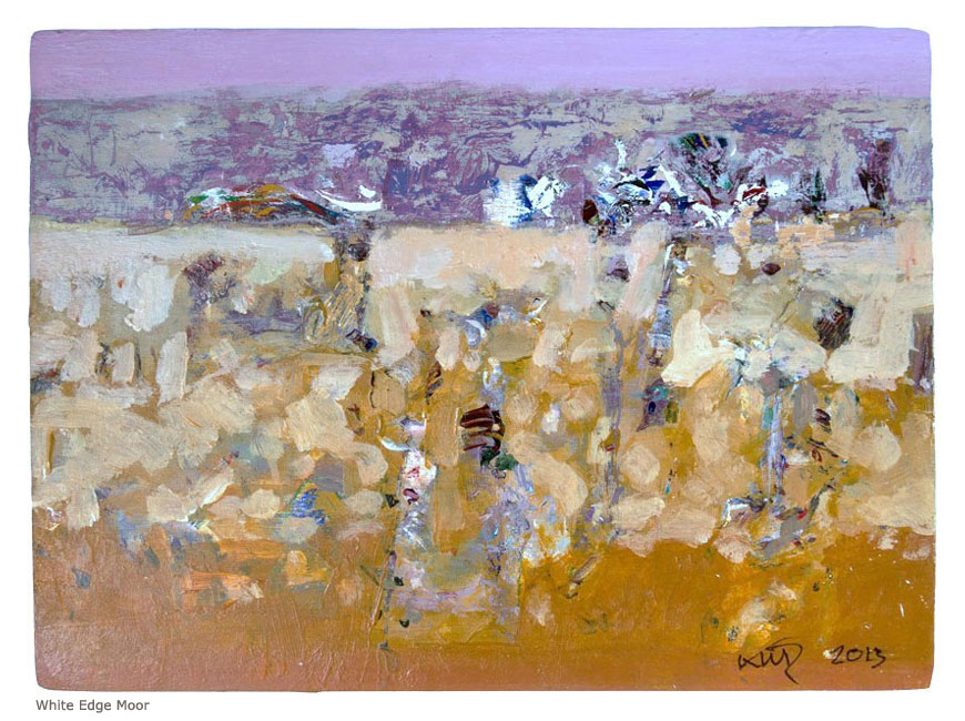 Keith Barnsley's Painting of Longshaw Estate